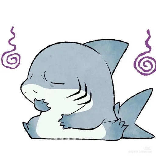 Стикер Jeff the Shark