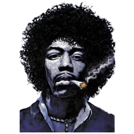 Стикер Jimi Hendrix