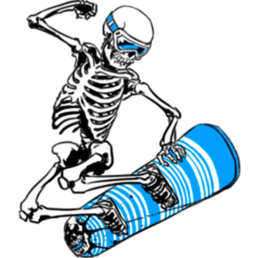 Стикер Груда костей 3