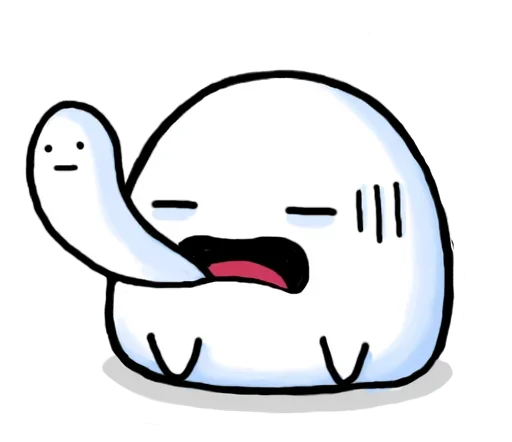 Стикер Just a snowball