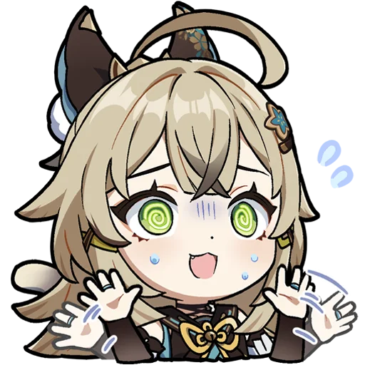 Стикер Картины Паймон 24