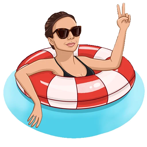 Стикер Катя, которая только Никитина