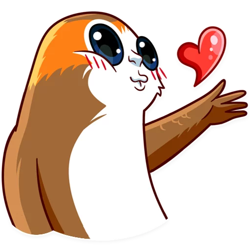 Стикер Porg