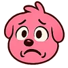 Эмодзи Kind pink dogs