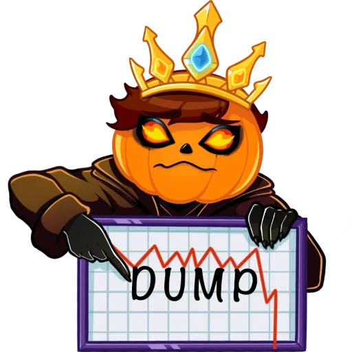 Стикер Крипто Тыква