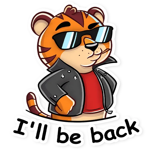 Стикер Киноцитаты Тигр Хомяк Лемур Я Люблю Кино