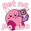 Стикер Kirby