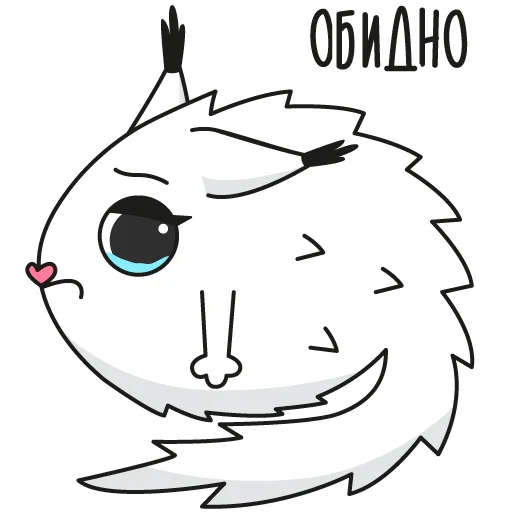 Стикер Кысег космическая рысь