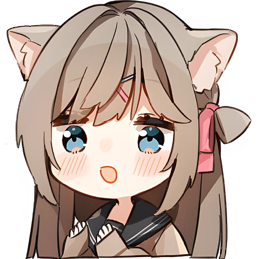 Стикер Кисуня тян