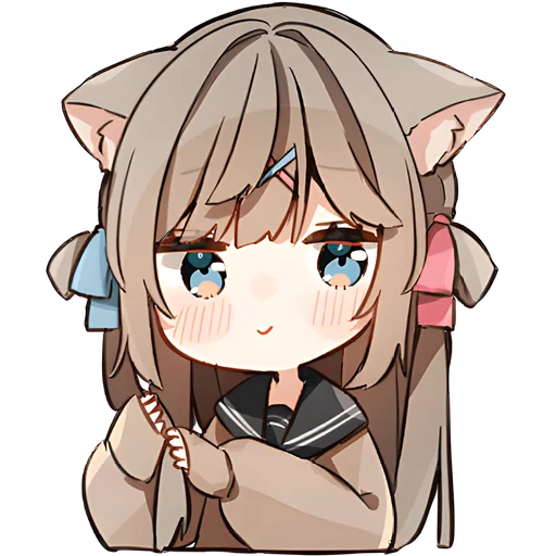 Стикер Кисуня тян