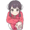 Стикер Китаянка