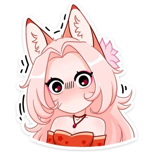 Стикер Lady Ai Kitsune