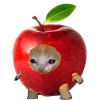 Эмодзи Kitten Fruits Vegetables