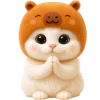 Эмодзи Котик-капибара