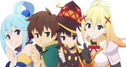 Стикер Konosuba