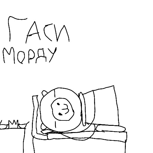 Стикер Король капибара