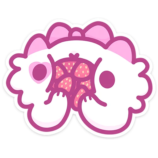 Стикер Кошечка Смешнявка