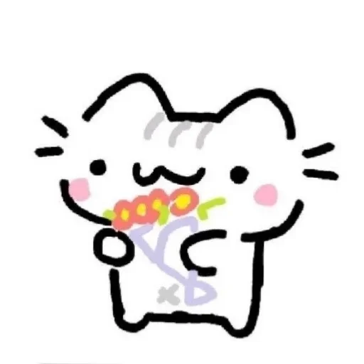 Стикер Котик