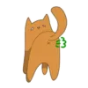Стикер Cat >:D