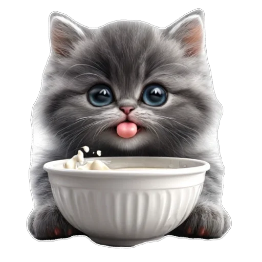 Стикер Котенок