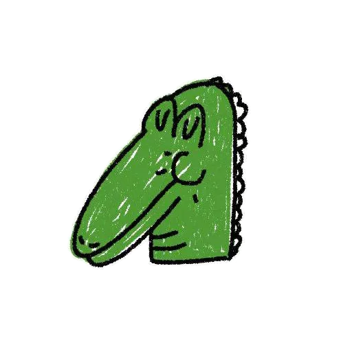 Стикер Крокодил