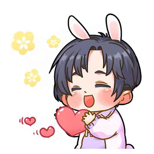 Стикер Кролик-кун