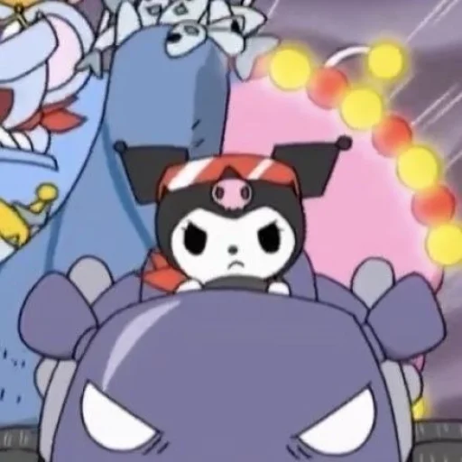 Стикер my melody and kuromi