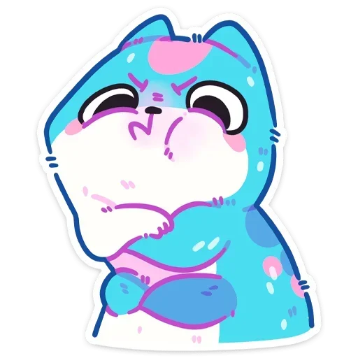 Стикер Куси без надписей
