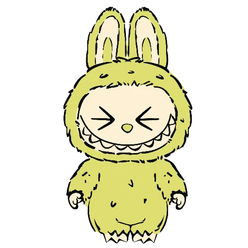 Стикер LABUBU LOVERS ITALIA