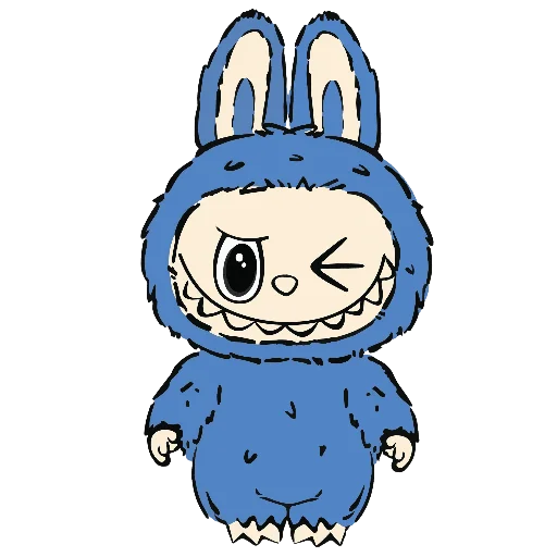 Стикер LABUBU LOVERS ITALIA