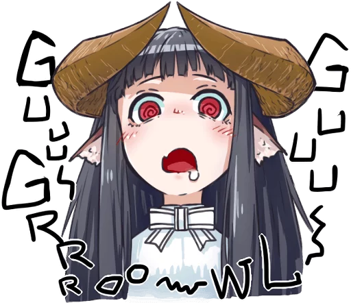 Стикер Horned girl's collection