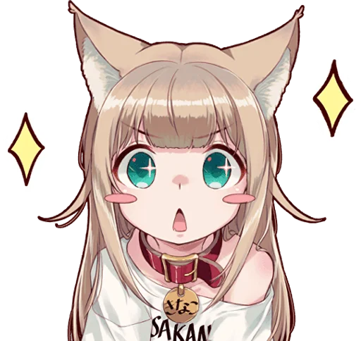 Стикер Kinako (Osakana Neko)