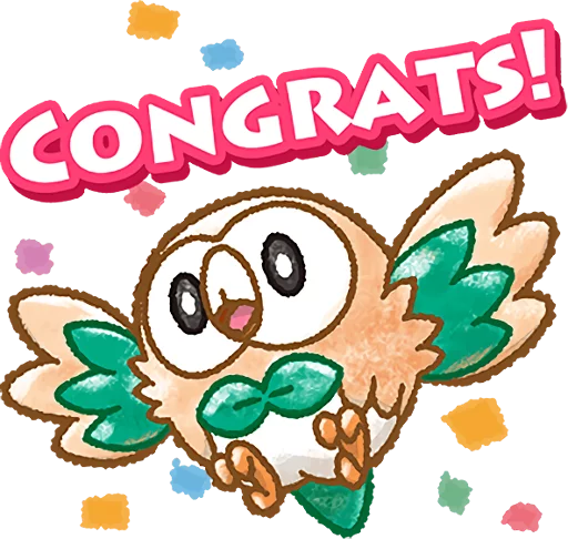 Стикер Pokémon Chat Pals