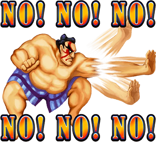 Стикер STREET FIGHTER II