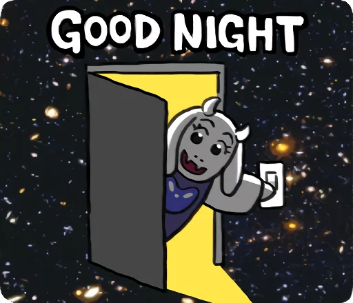 Стикер Undertale ENG