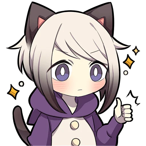 Стикер Сиамская кошечка