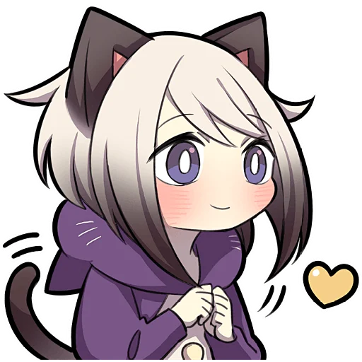 Стикер Сиамская кошечка