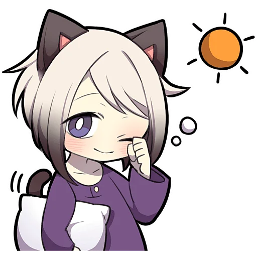 Стикер Сиамская кошечка