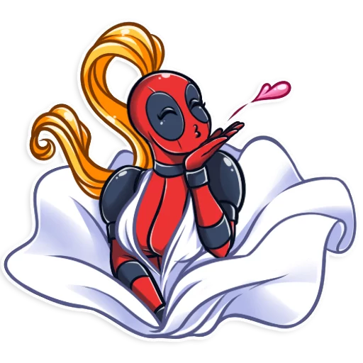Стикер Lady Deadpool