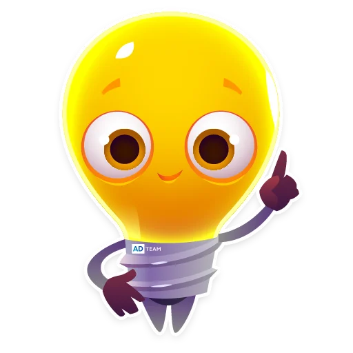 Стикер Lamp AdTeam