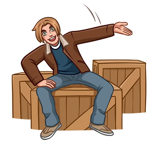 Стикер Леон Скотт Кеннеди