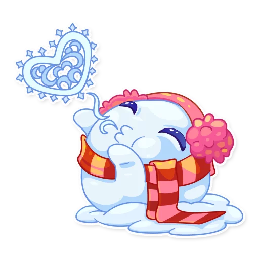 Стикер Пусть идет снег