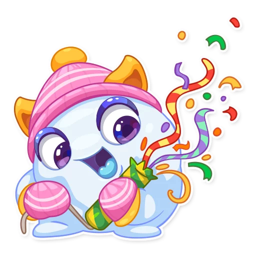 Стикер Пусть идет снег