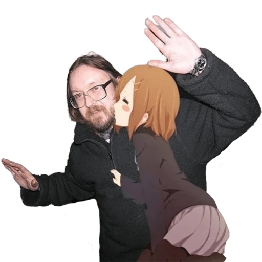 Стикер Летов and Anime