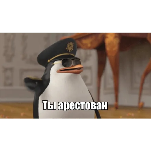 Стикер Пингвины