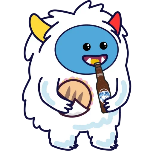 Стикер LightAndFreedom Cake Monster Boom Pack