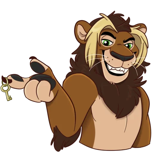 Стикер Lion Sexy King