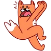Эмодзи Лис из ВК