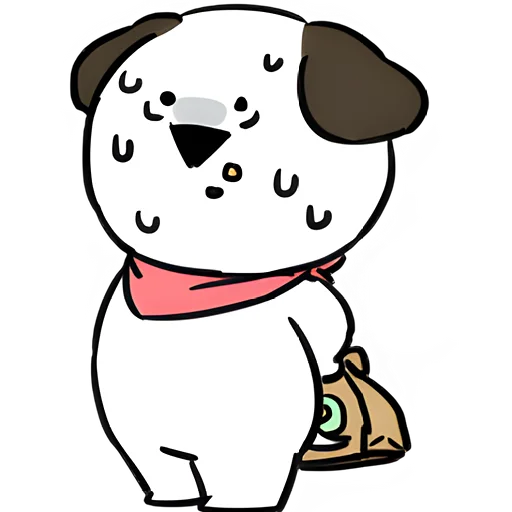 Стикер Маленькие собачки