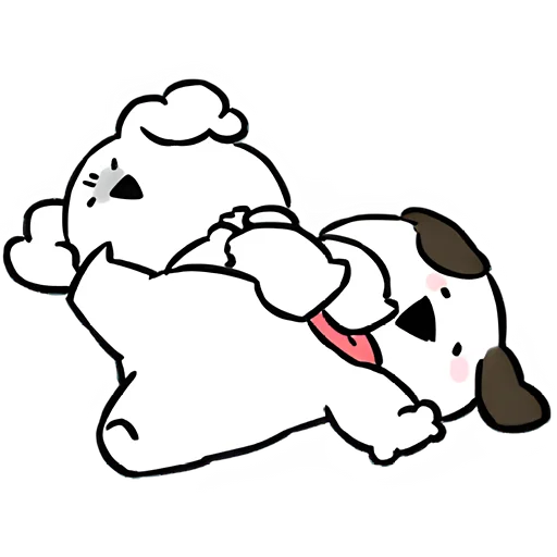 Стикер Маленькие собачки